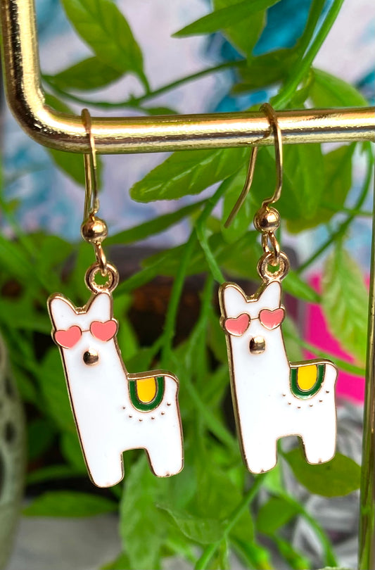 Llama Earrings