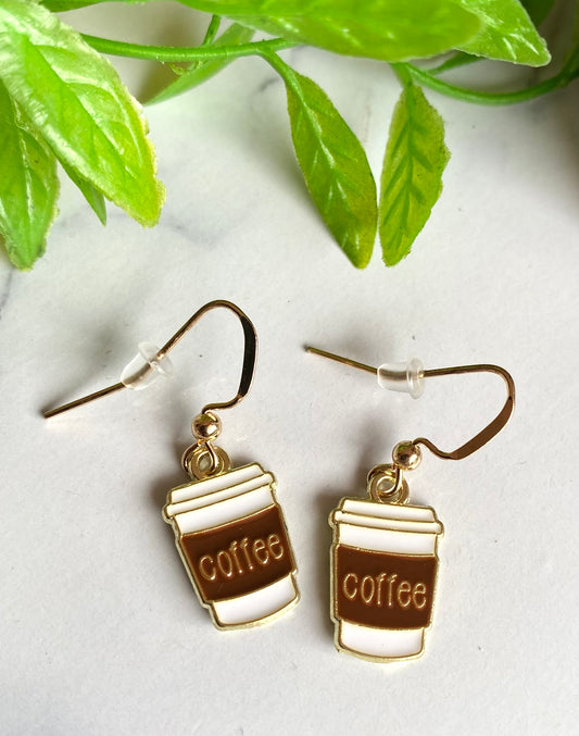 Coffee Earrings