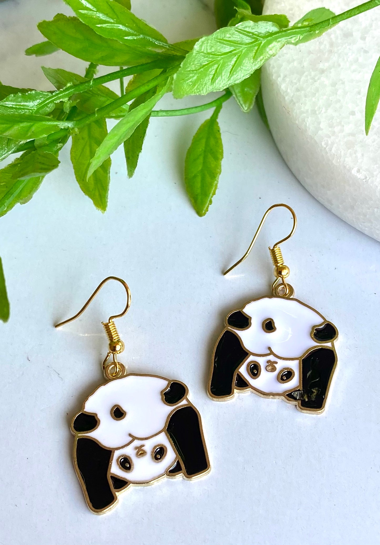 Panda Earrings - Large