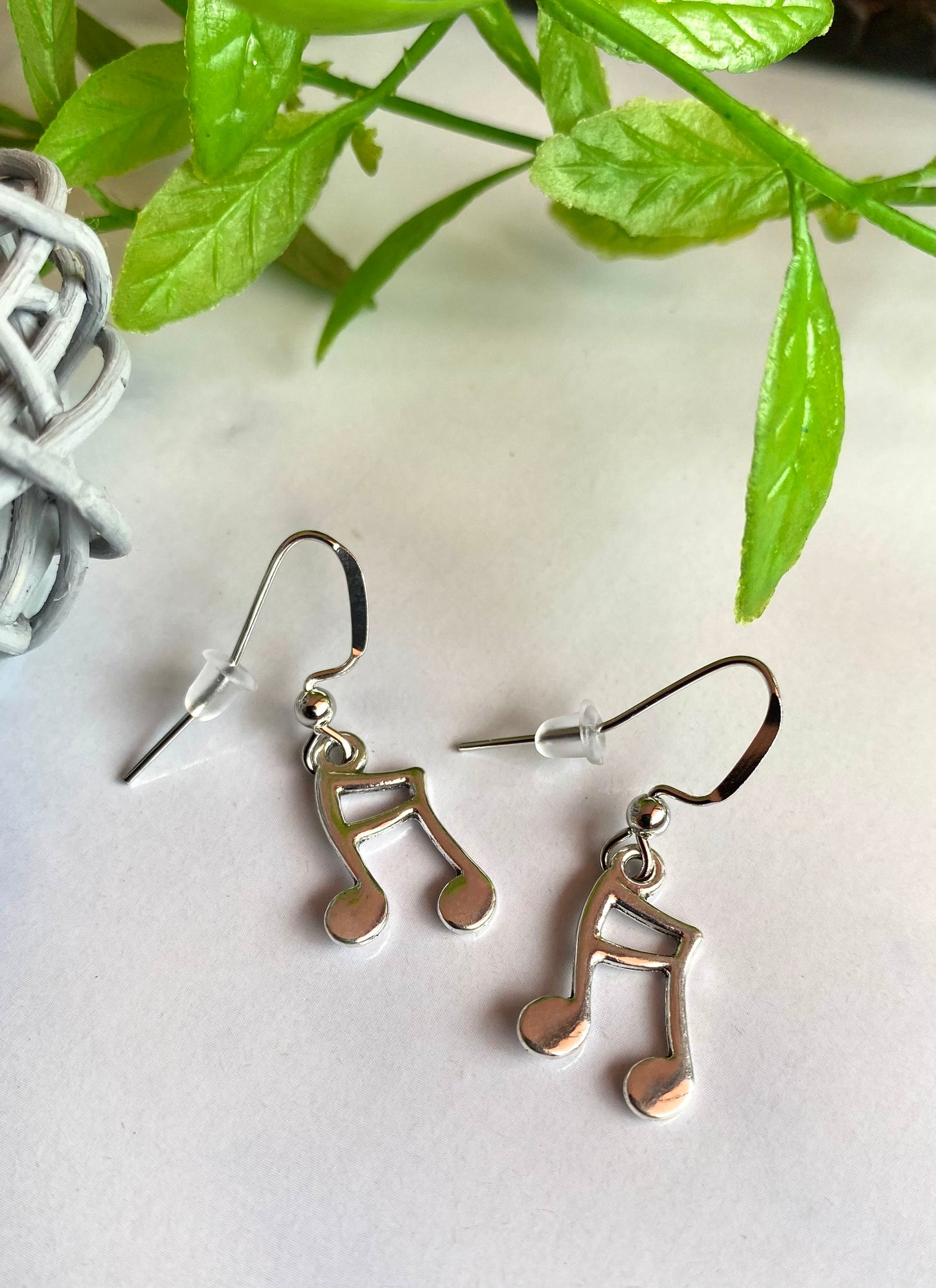 Music Note Earrings Small