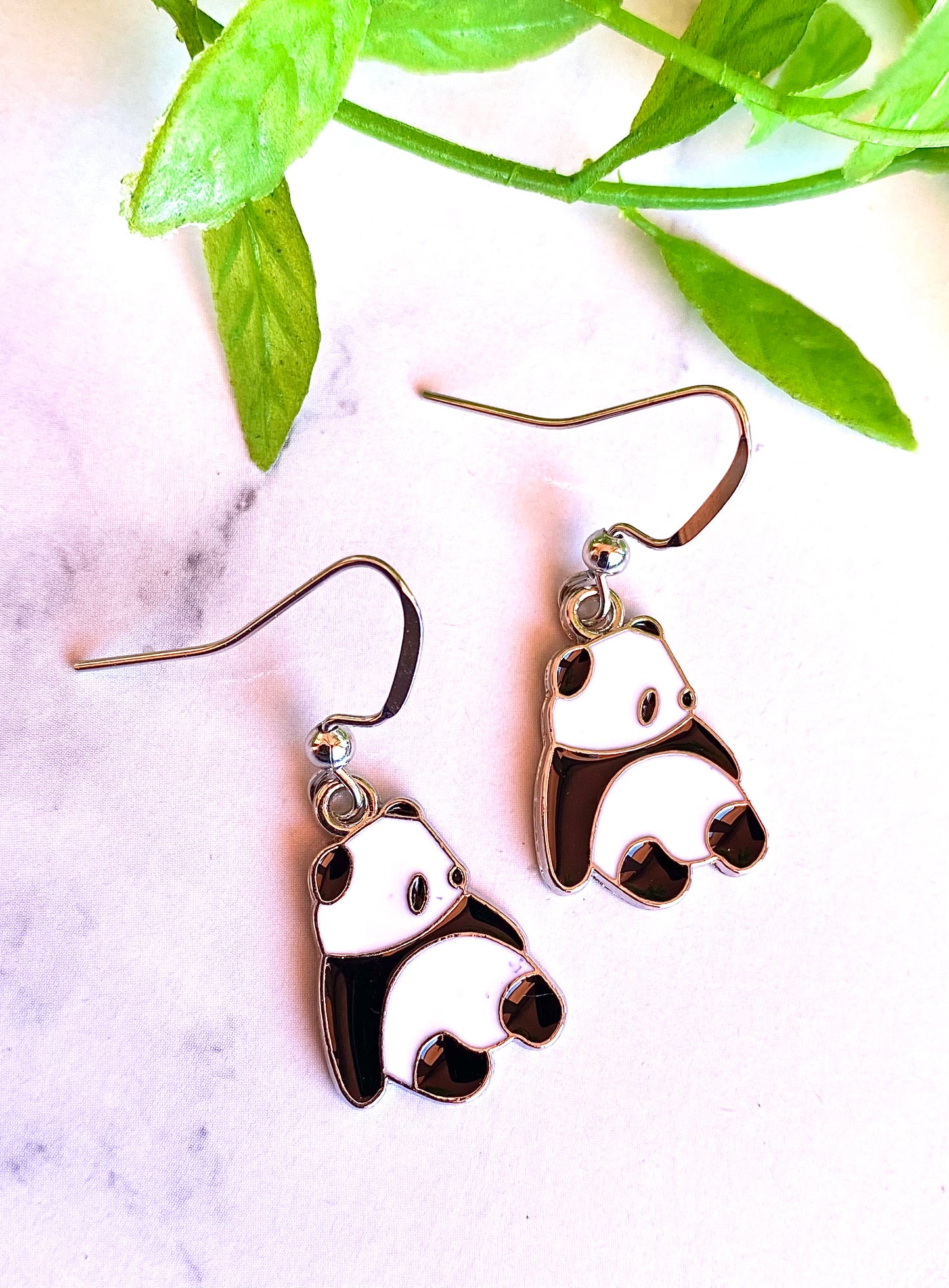 Panda Earrings Small