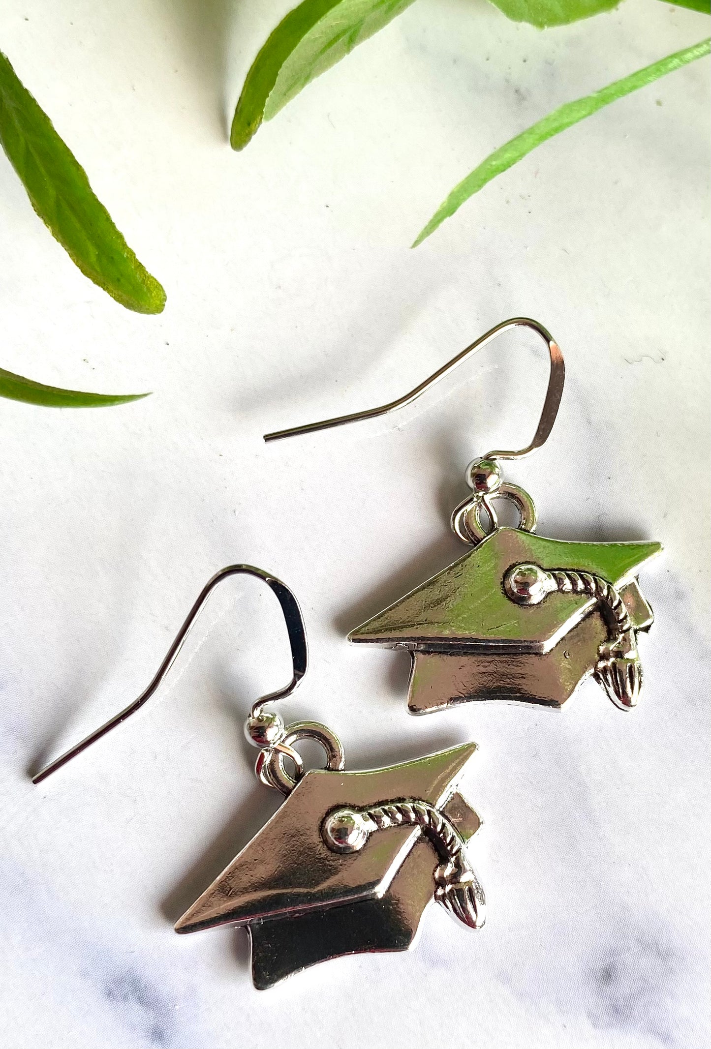 Graduation Cap Mortarboard Earrings