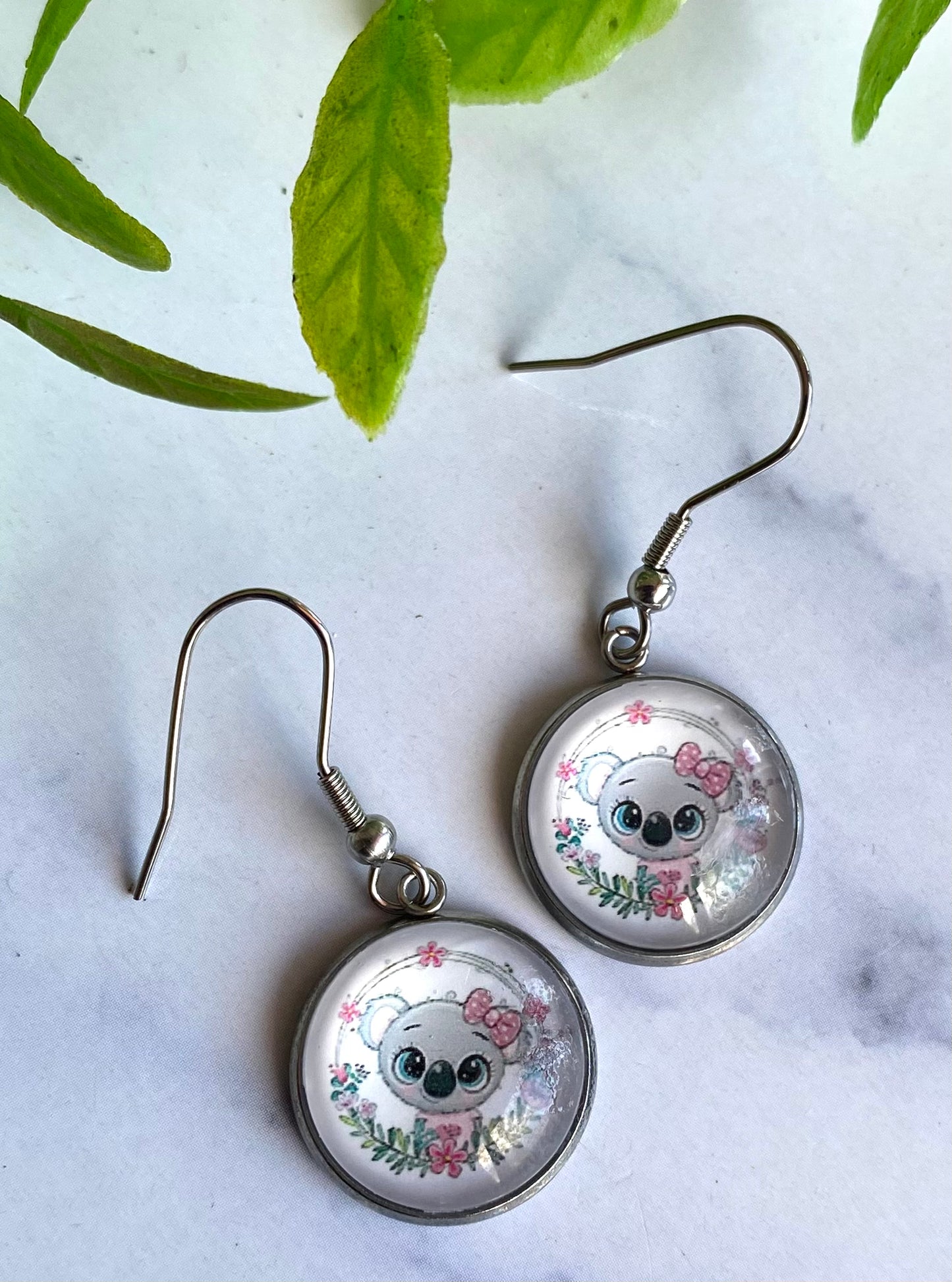 Koala Cartoon Earrings