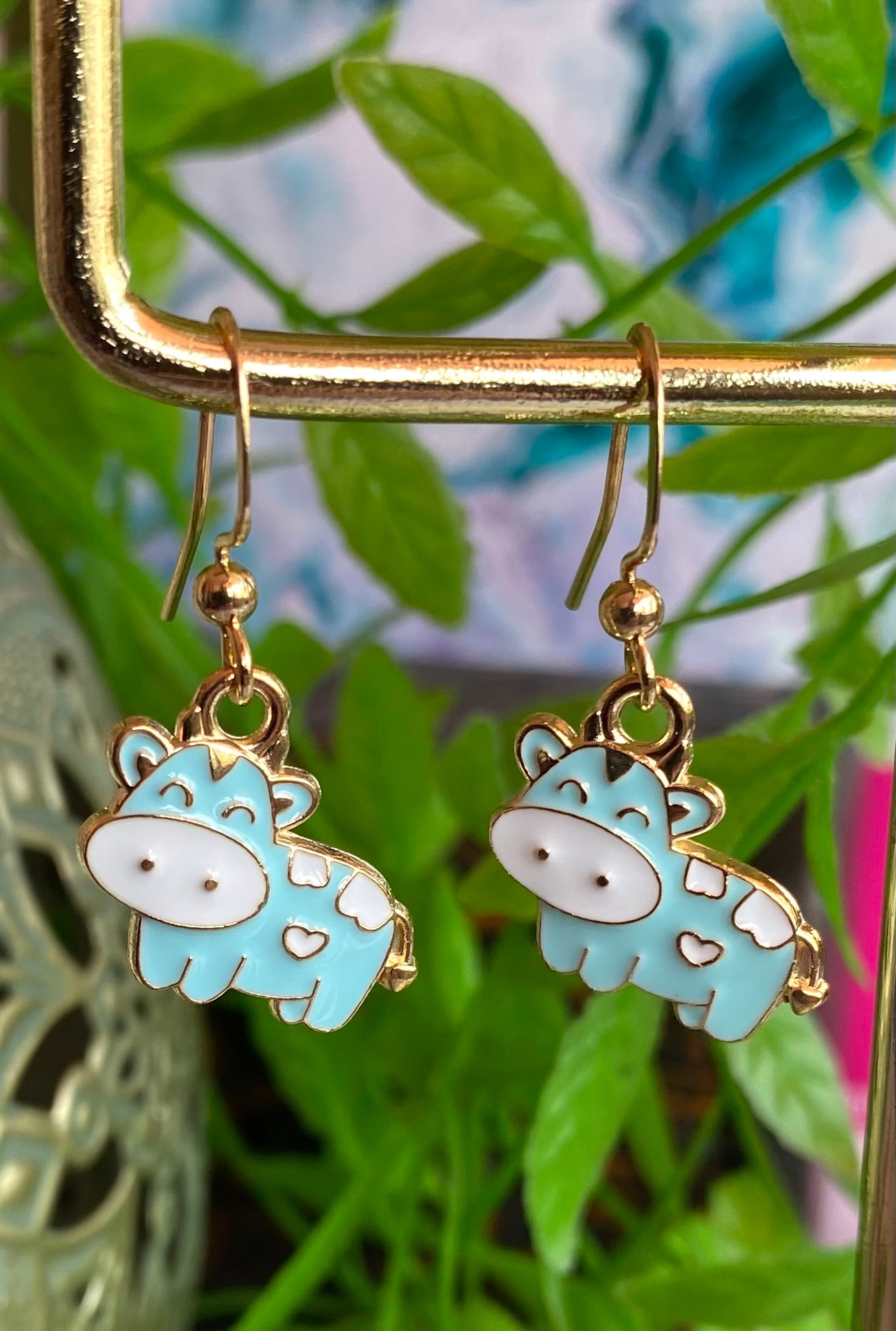 Cow Earrings - 4 Colour Options