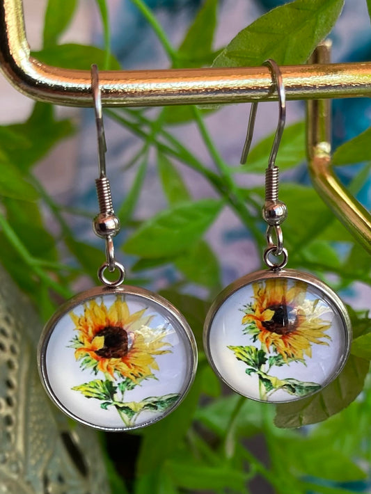 Sunflower Earrings