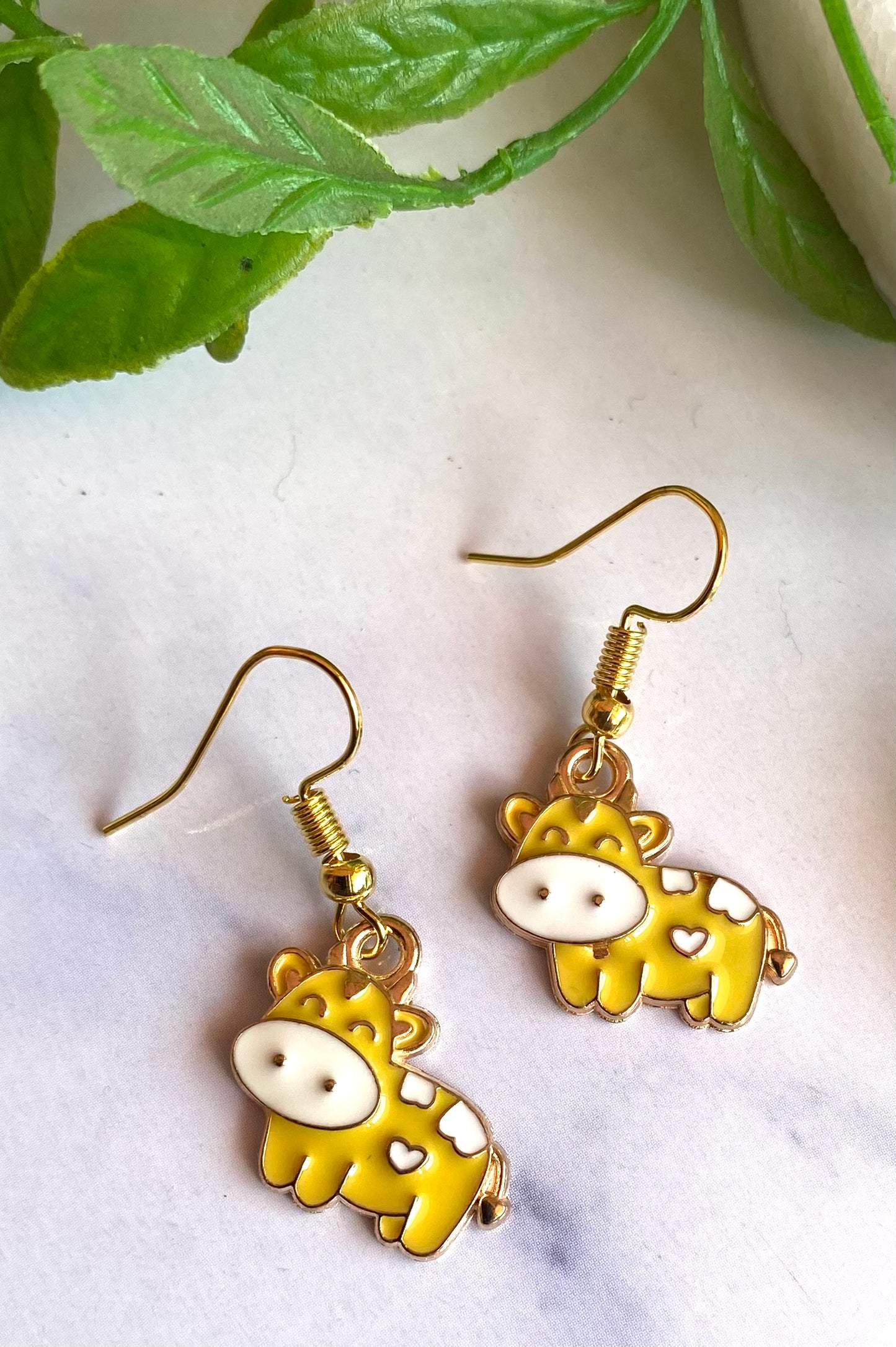 Cow Earrings - 4 Colour Options