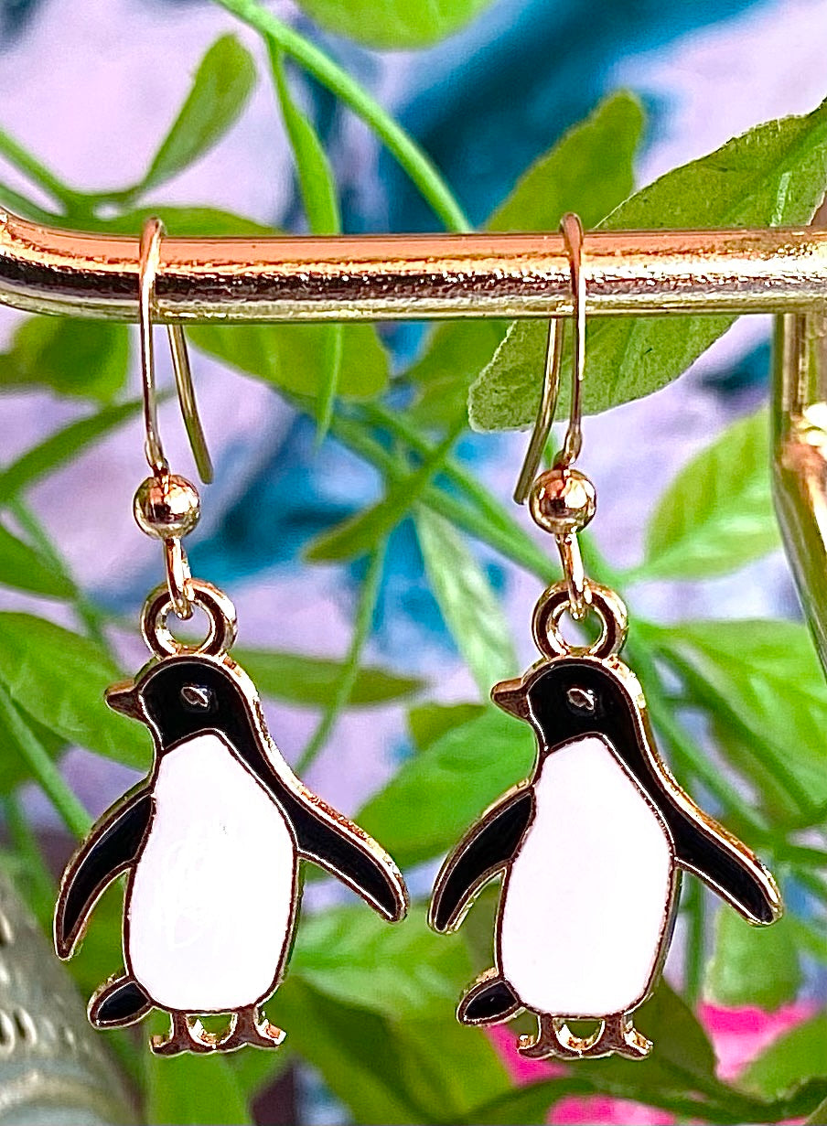 Penguin Earrings