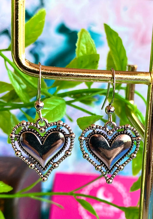 Heart Earrings - Medium