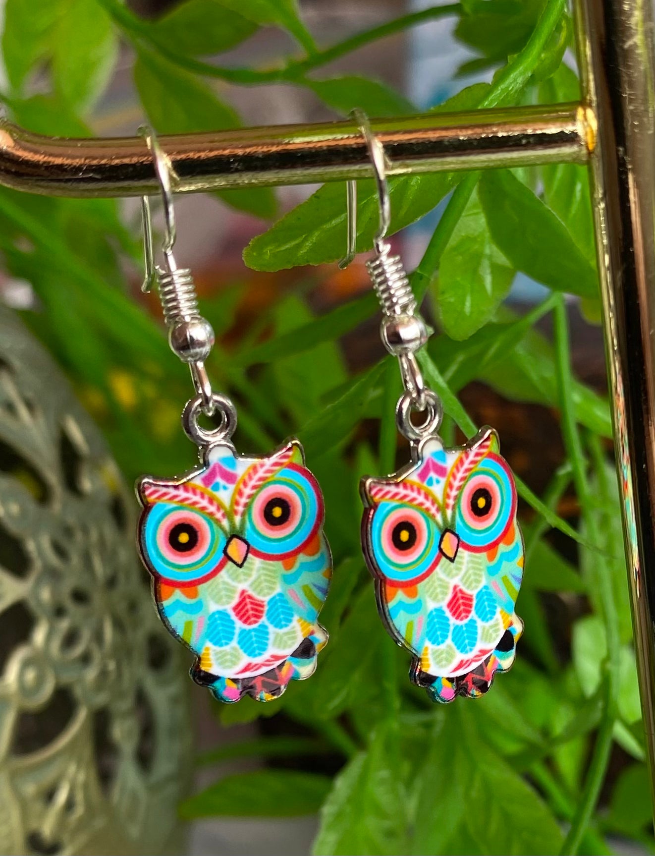 Owl Earrings Multiple Colours Available