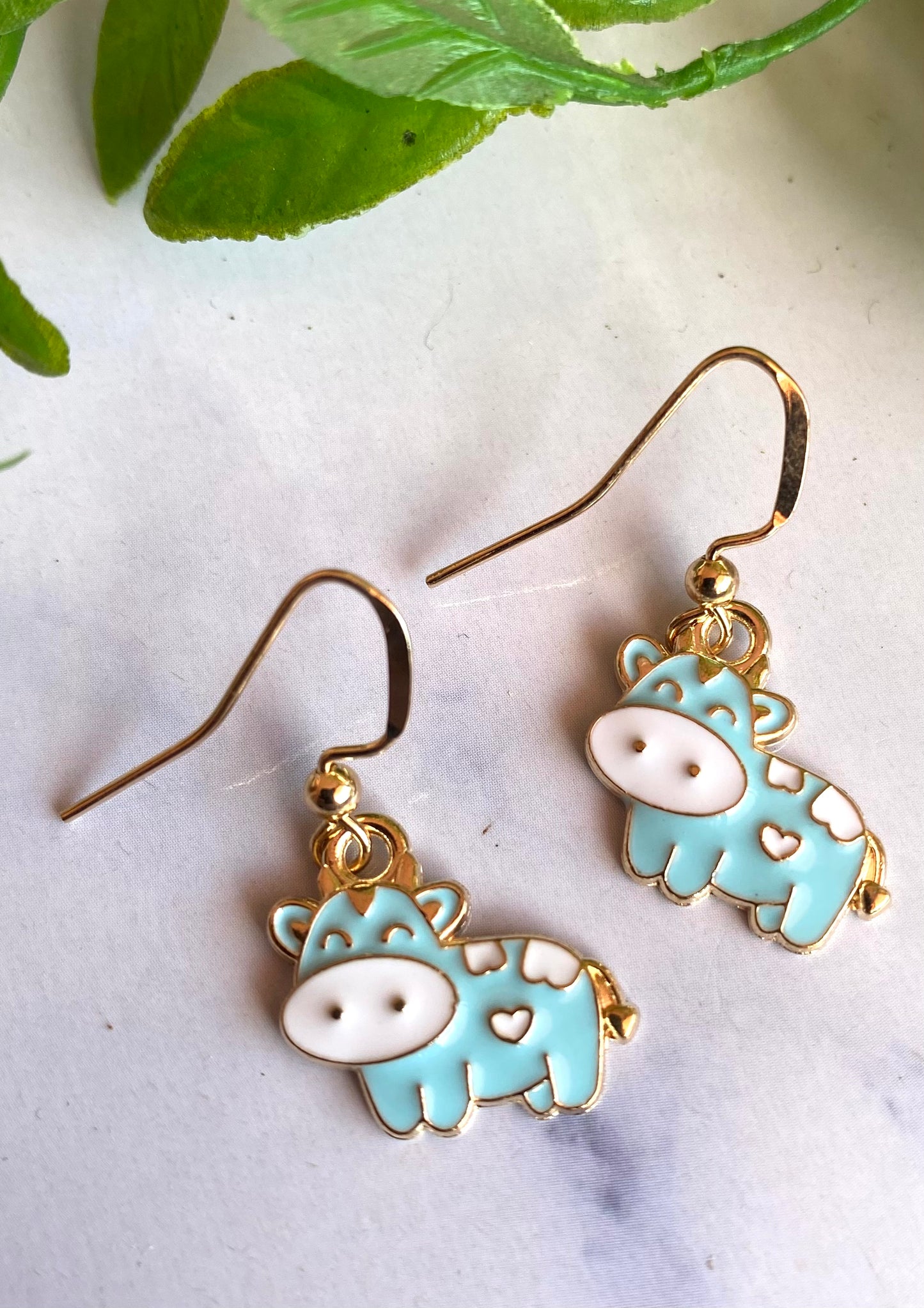 Cow Earrings - 4 Colour Options