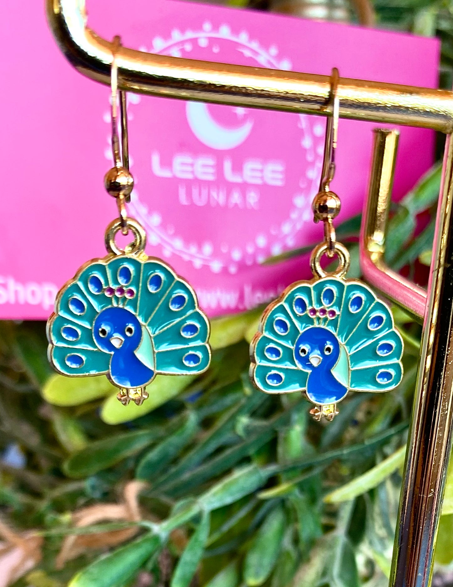 Peacock Earrings