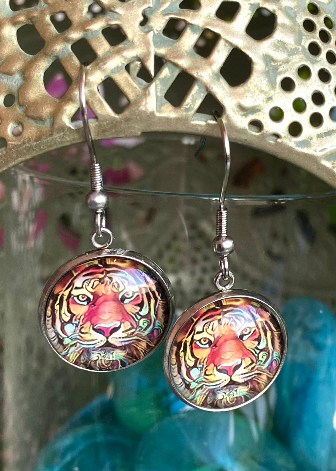 Tiger Earrings