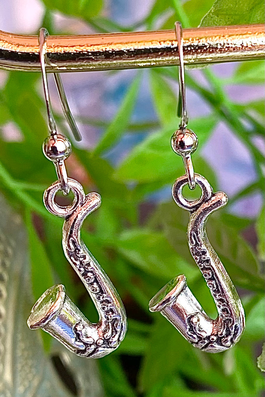 Saxaphone Earrings