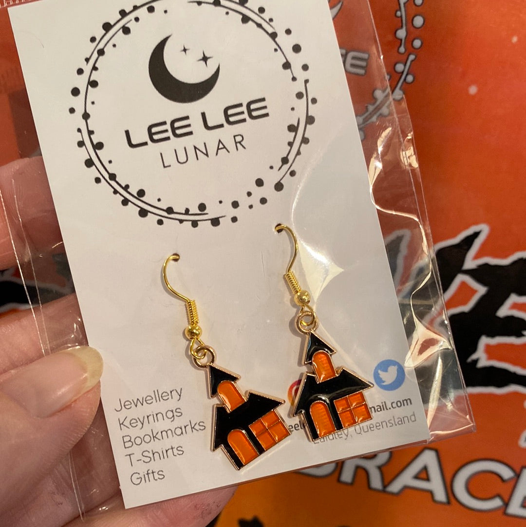 Haunted House Earrings