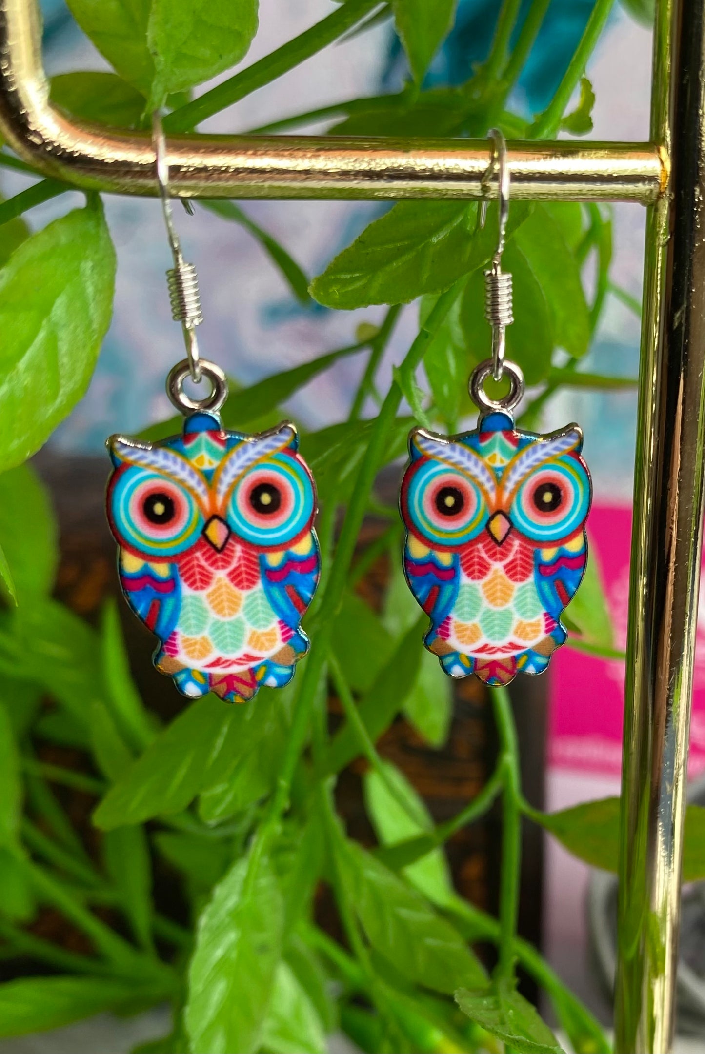 Owl Earrings Multiple Colours Available