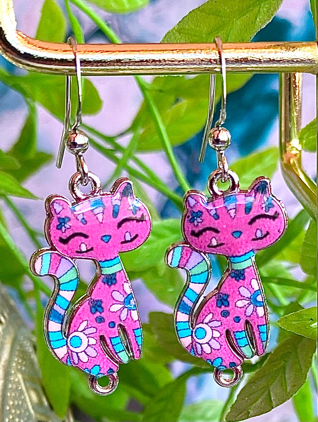 Cat Earrings - 3 Colours Available