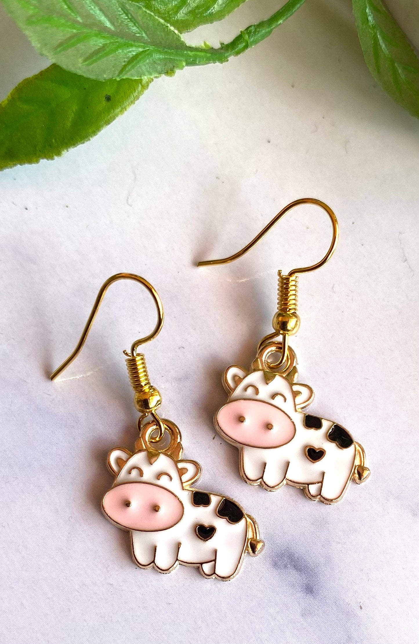 Cow Earrings - 4 Colour Options