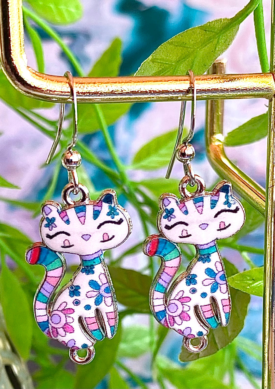 Cat Earrings - 3 Colours Available