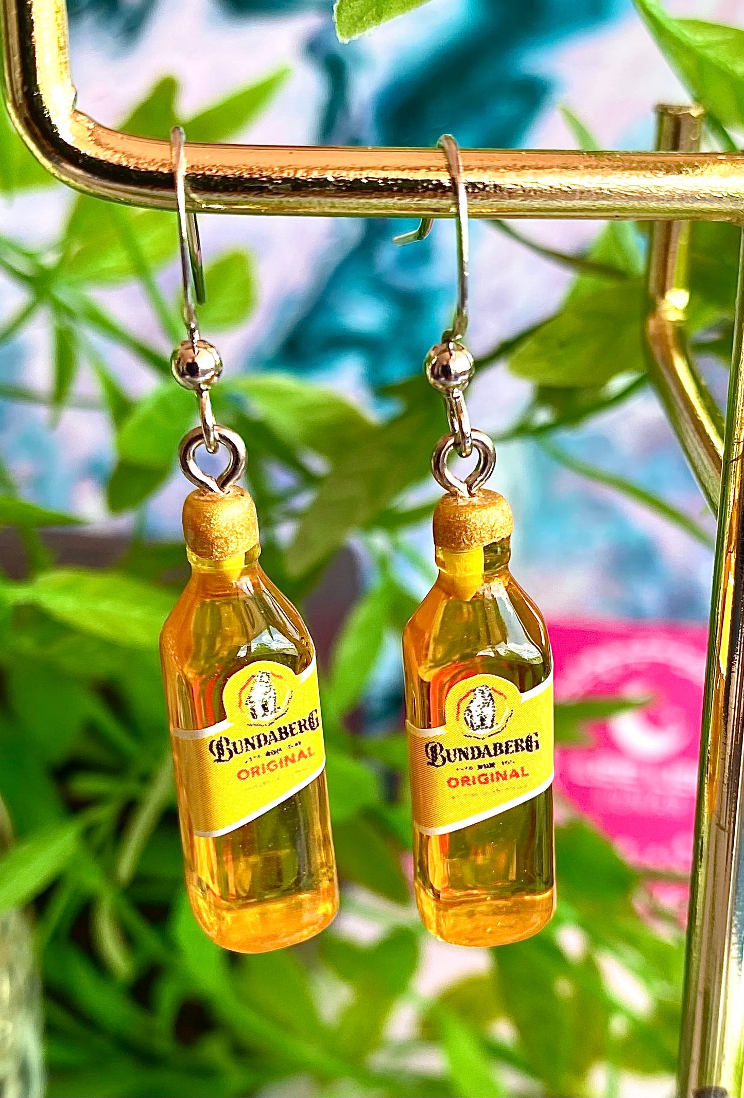 Rum Bottle Earrings