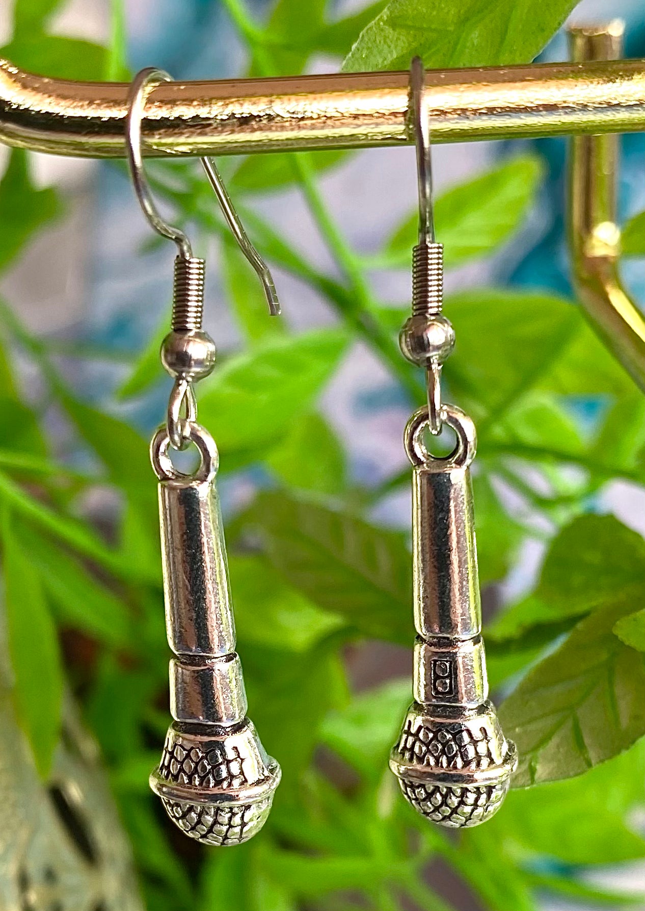 Microphone Earrings