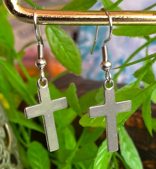 Cross Earrings - Small