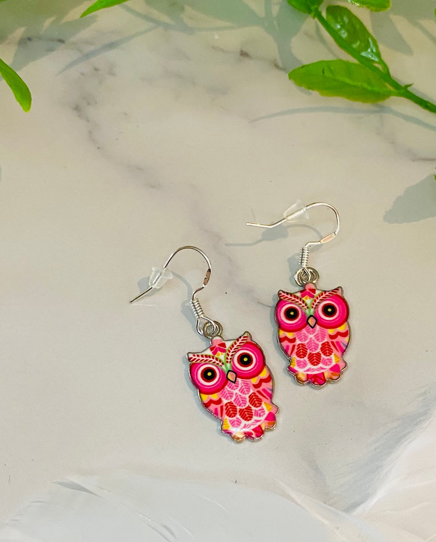 Owl Earrings Multiple Colours Available