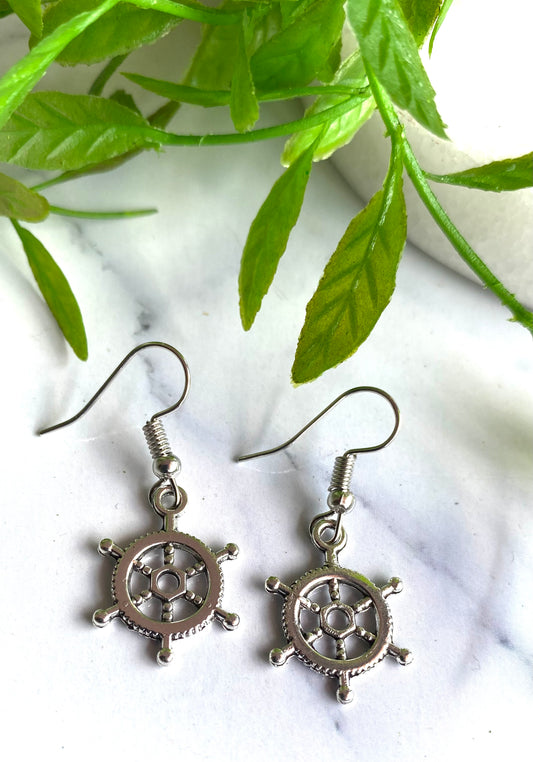 Boat Wheel Earrings