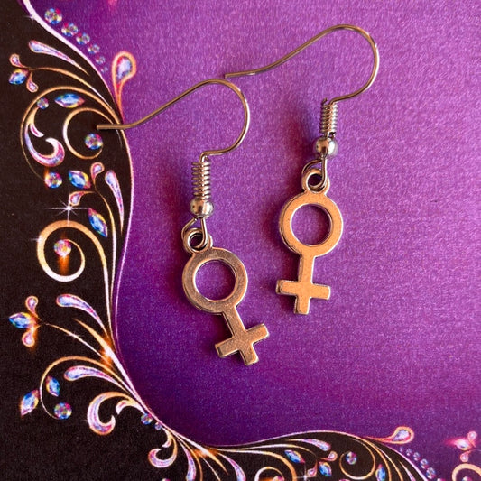 Female Symbol Earrings