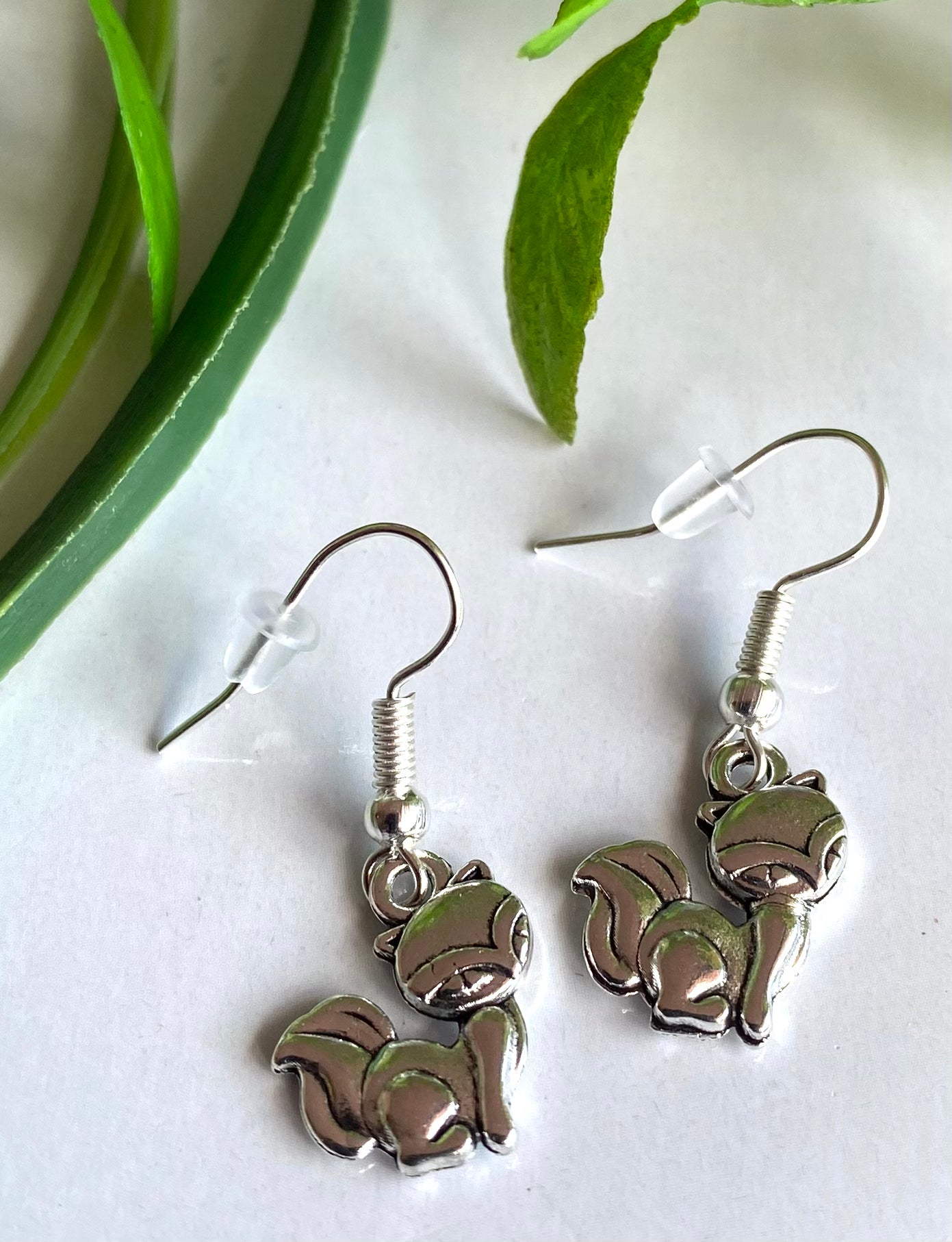 Fox Silver Earrings