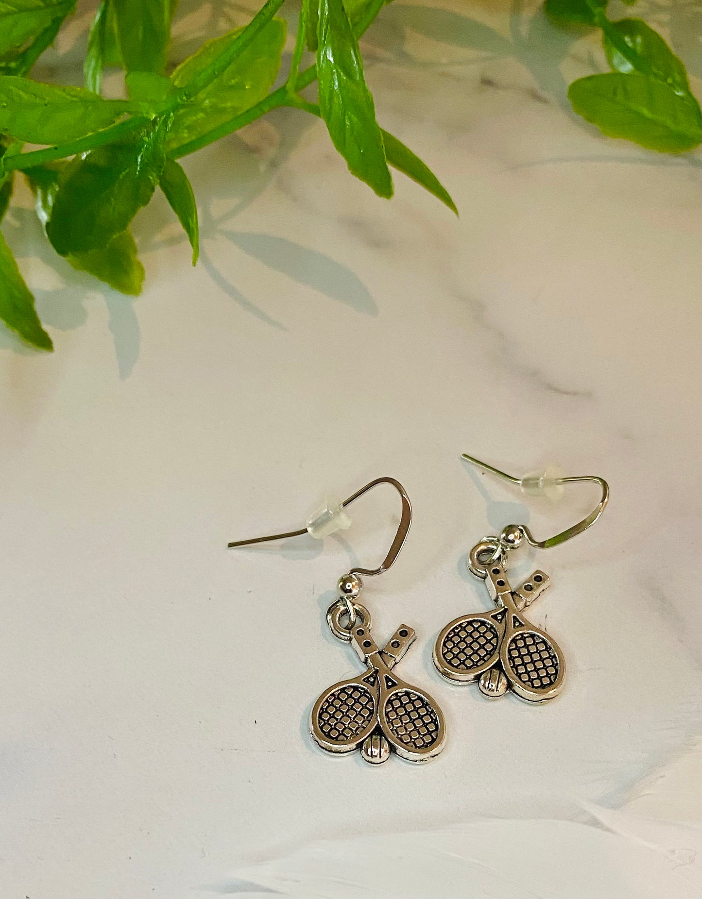 Tennis Racquet Earrings