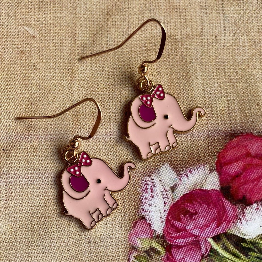 Elephant Earrings 2 Colours Available