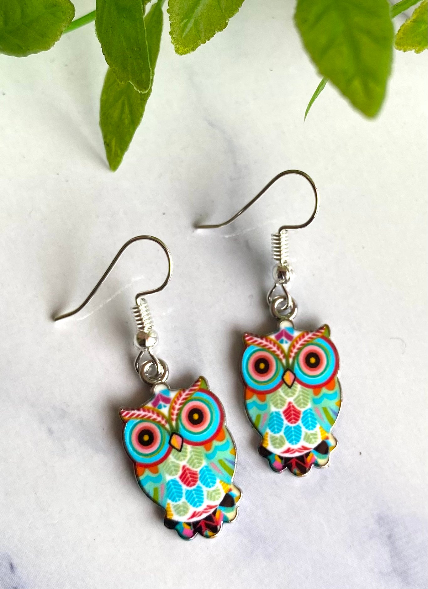 Owl Earrings Multiple Colours Available