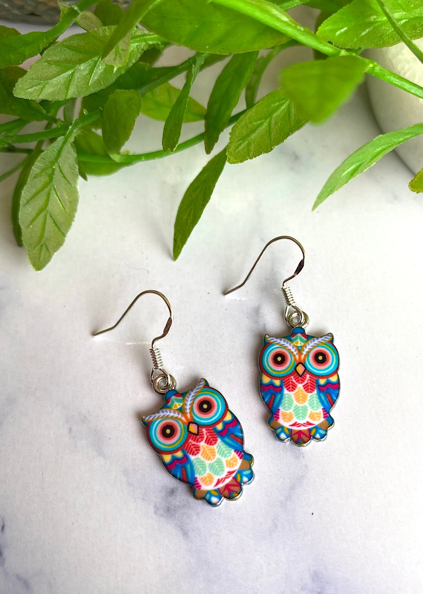 Owl Earrings Multiple Colours Available