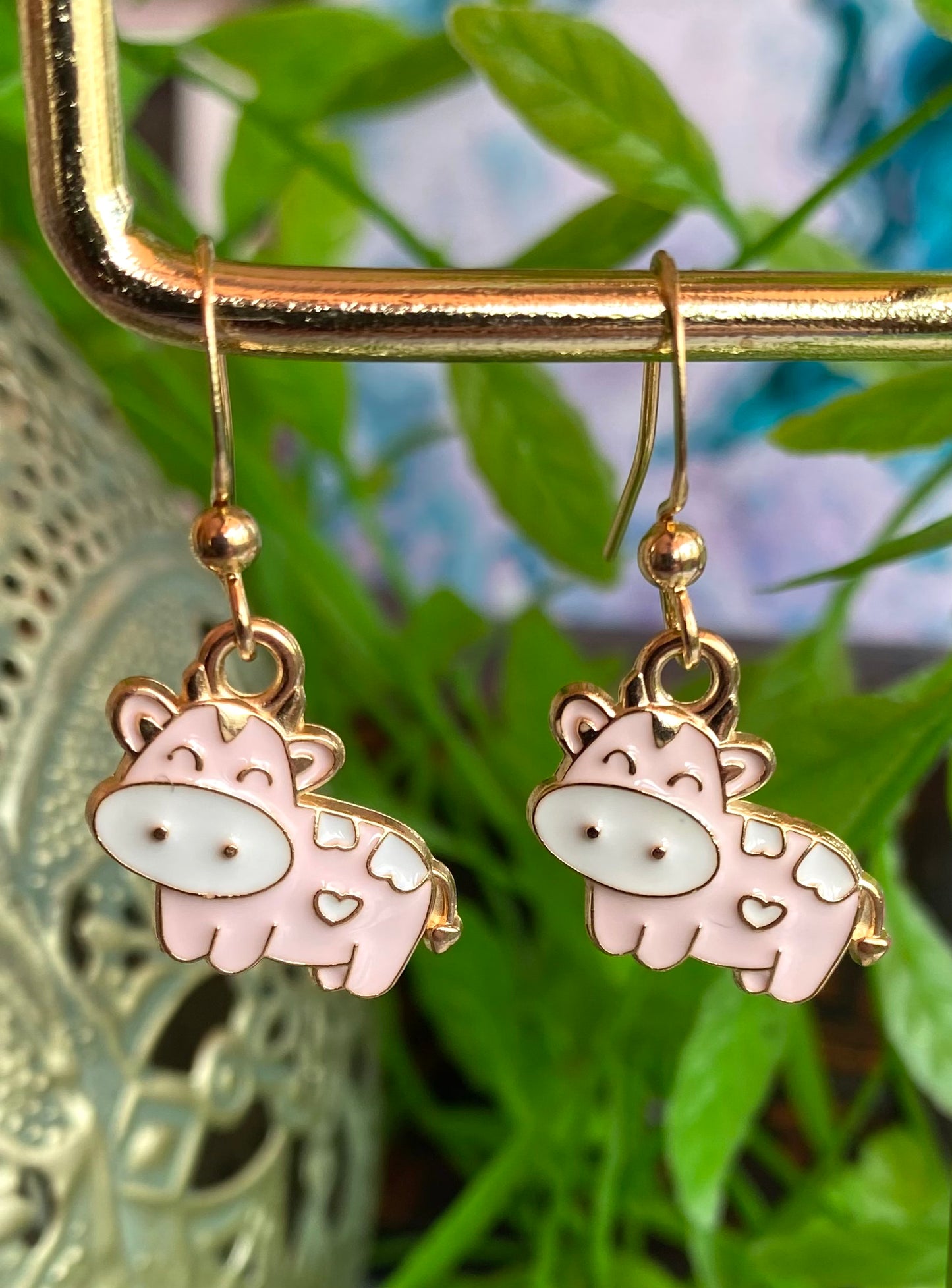 Cow Earrings - 4 Colour Options