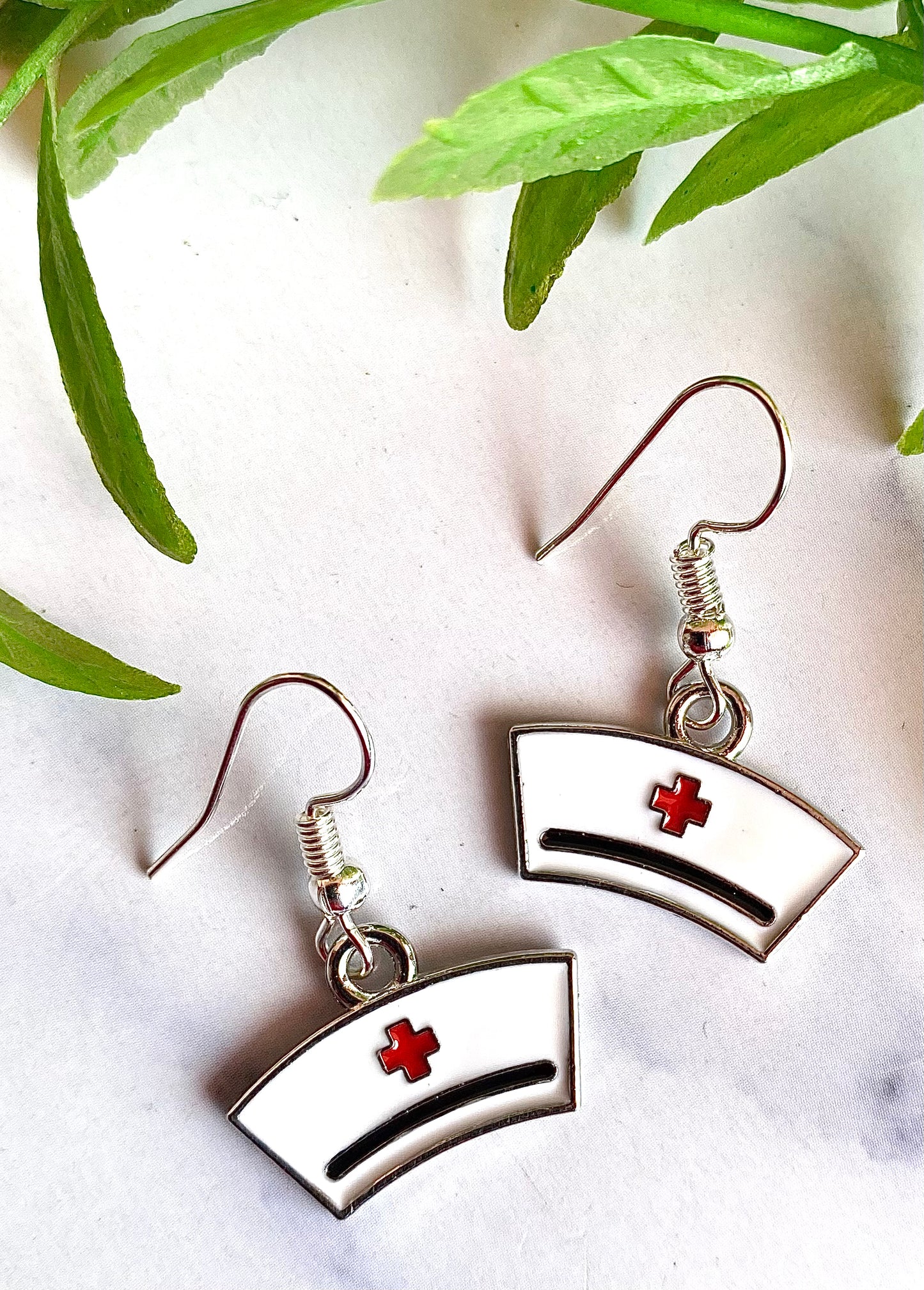 Nurse Hat Earrings