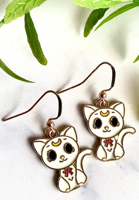 Cat Earrings - Medium