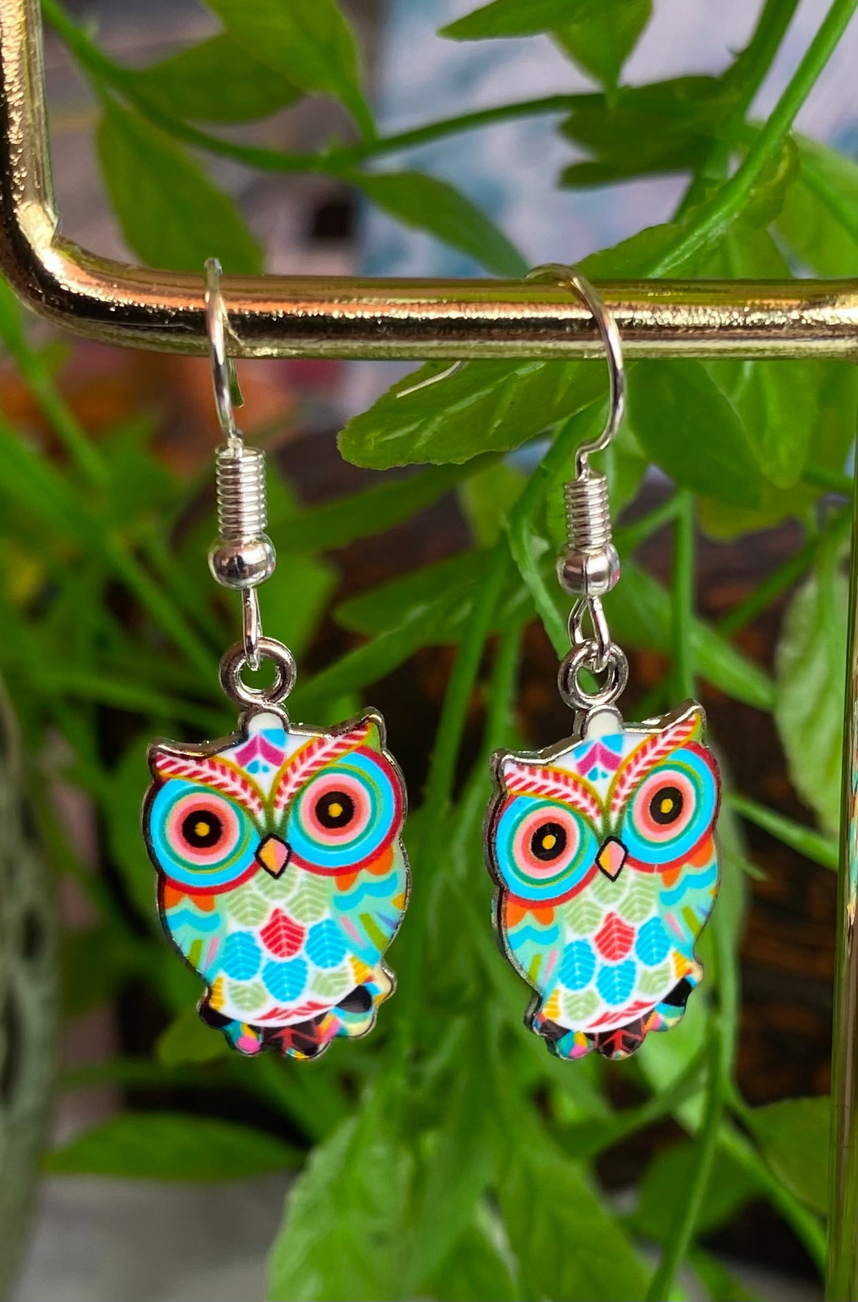 Owl Earrings Multiple Colours Available