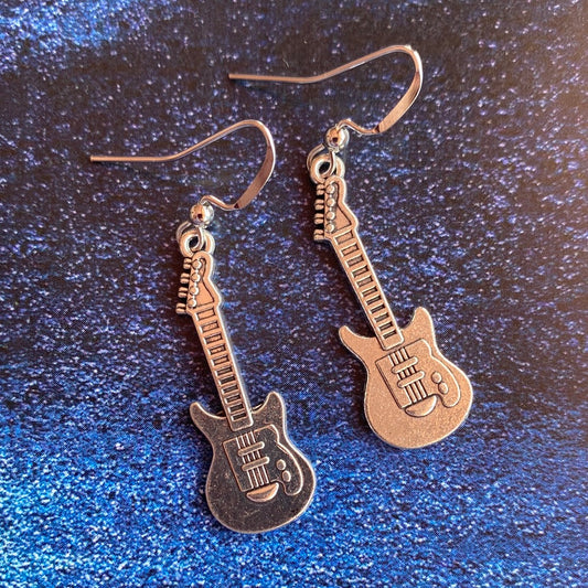 Electric Guitar Earrings