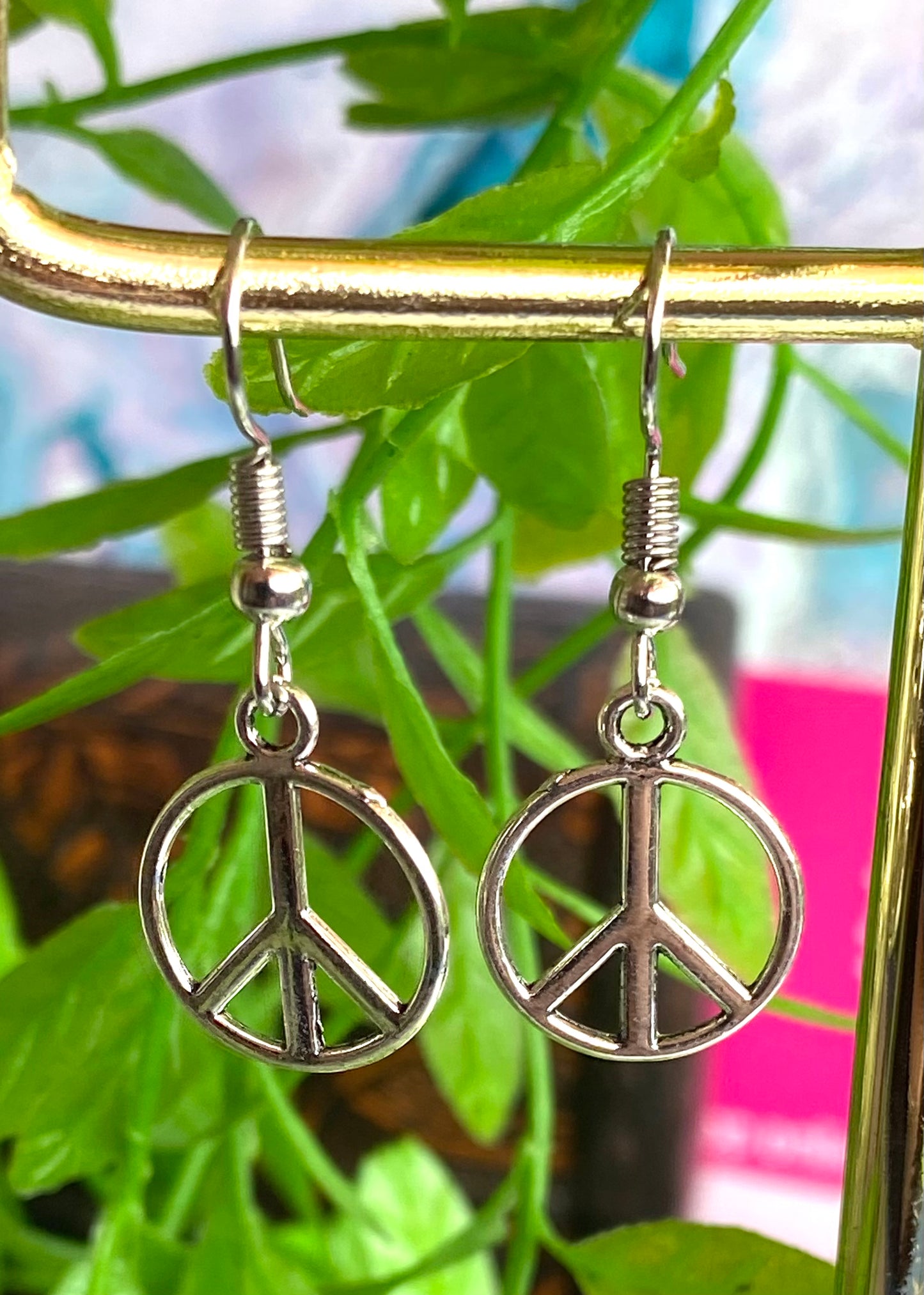 Peace Sign Earrings