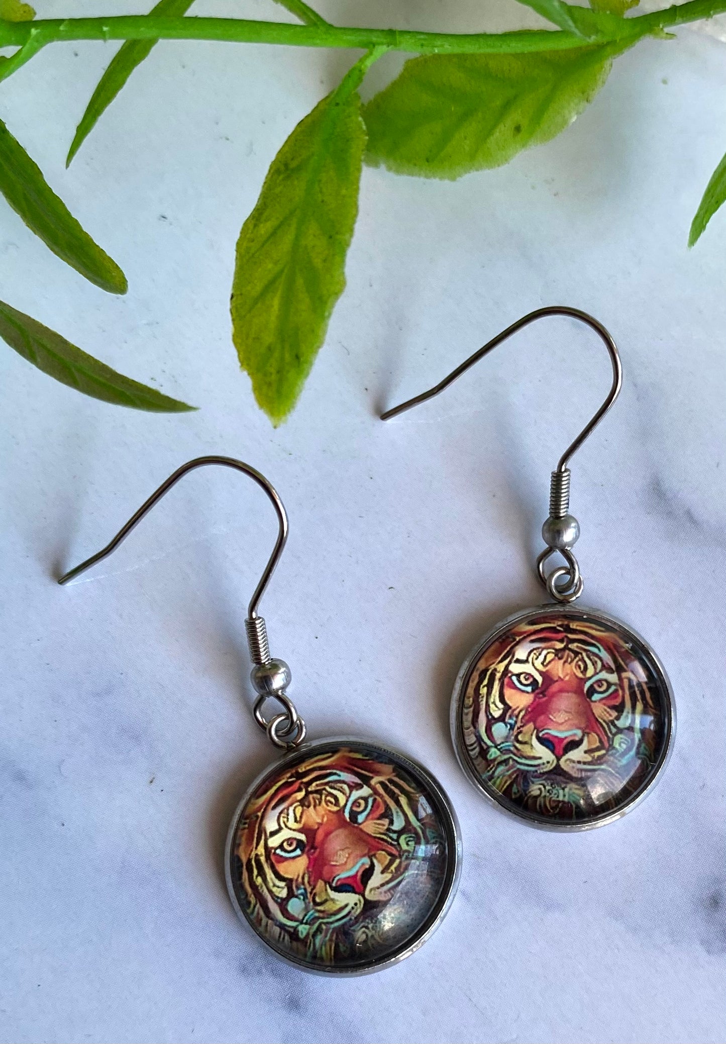 Tiger Earrings