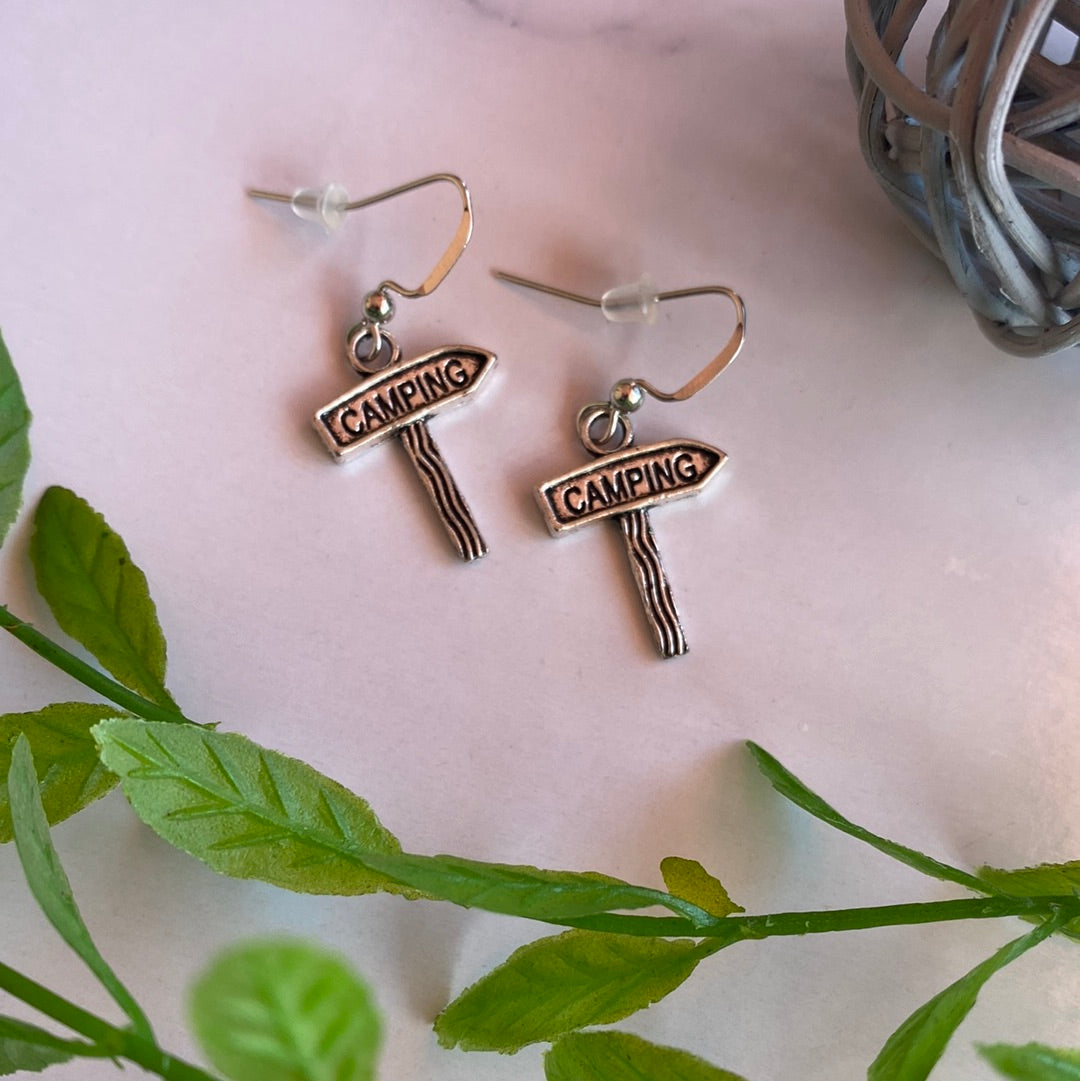 Camping Earrings