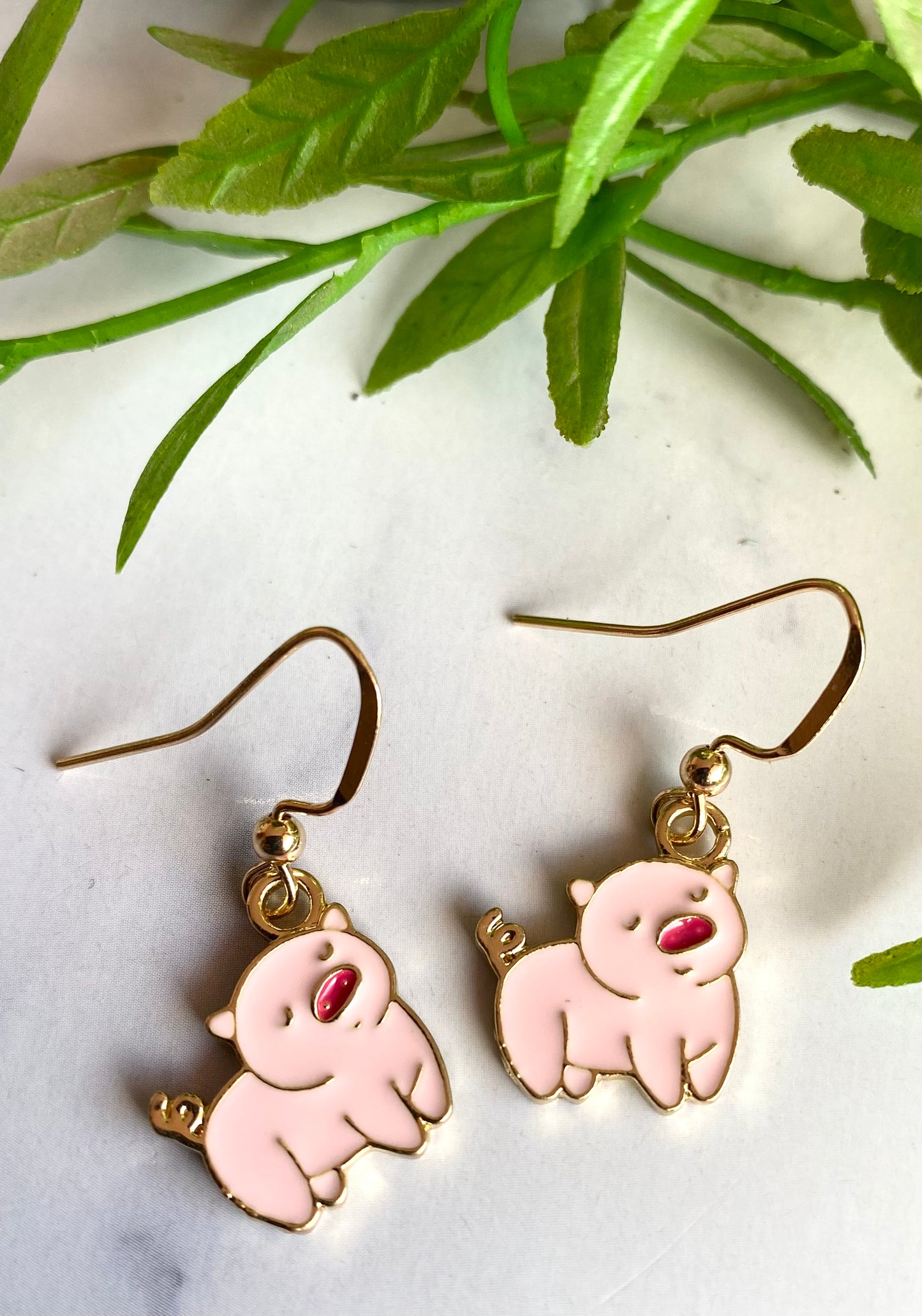 Pig Earrings