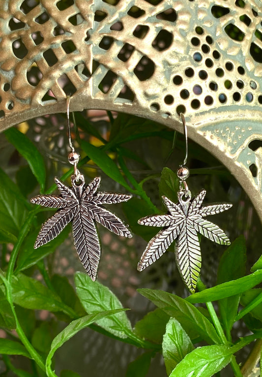 Hemp Leaf Earrings