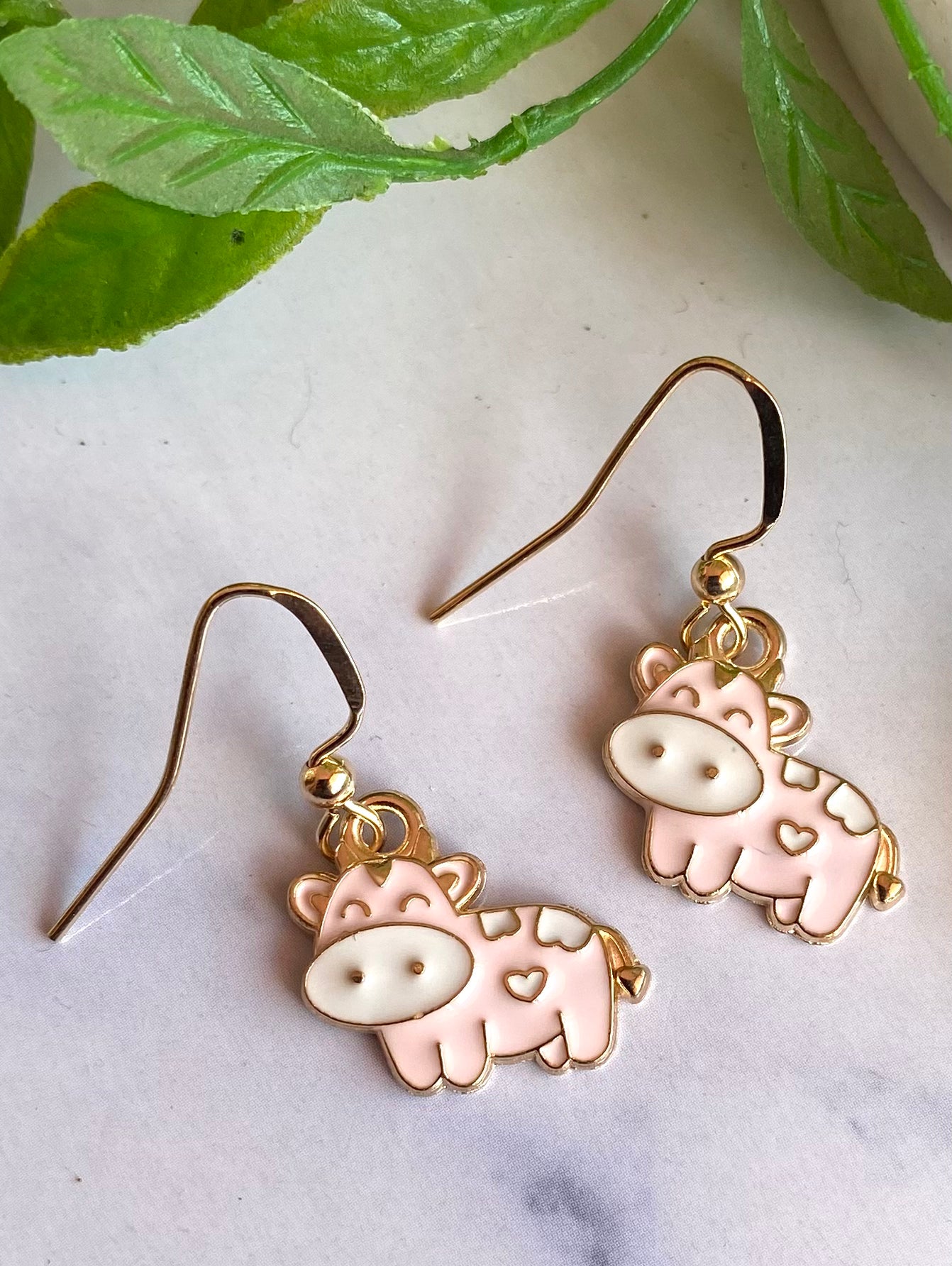 Cow Earrings - 4 Colour Options